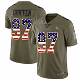 Nike Vikings 97 Everson Griffen Olive USA Flag Salute To Service Limited Jersey Dyin,baseball caps,new era cap wholesale,wholesale hats